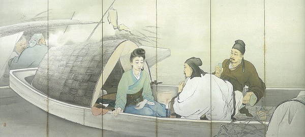 桥本关雪《琵琶行》(局部) 明治43年(1910)