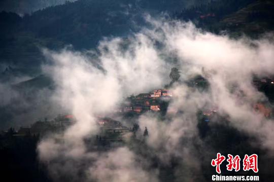 资料图：贵州大山深处。