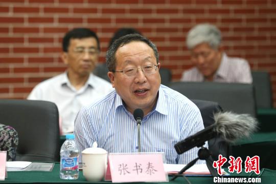 图为骆宾基儿子张书泰。　韩海丹 摄