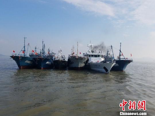 图为：椒江警方查获多起非法捕捞水产品案。台州警方提供
