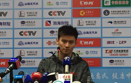 宁泽涛接受媒体采访