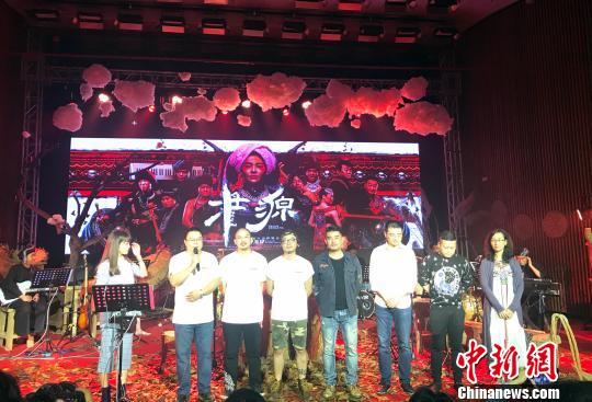 图为主创人员访谈现场。 甘敏 摄