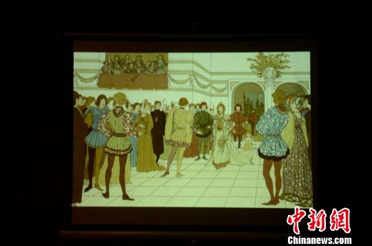 图为童话故事《灰姑娘》图片解说。 郝学娟 摄