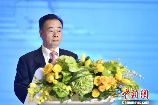 澳中友好交流协会会长周泽荣致辞 陈骥旻 摄