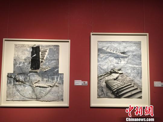 图为系列作品《共济的历史》。 曾洁 摄