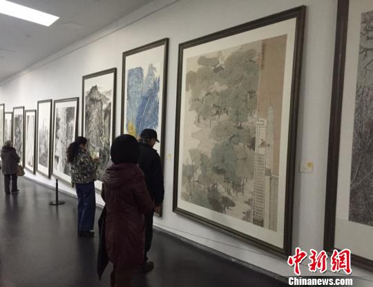 190件中国画作品太原展出弘扬佛教文化艺术