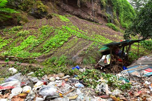 以前的双龙湖街道一碗水周边空地上的场景。渝北区市政园林局供图 华龙网发