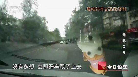 四川侠义哥路遇小女孩被绑架 狂追18公里抓匪徒